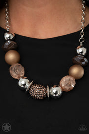 PAPARAZZI (377) {A Warm Welcome}  Necklace & Earrings