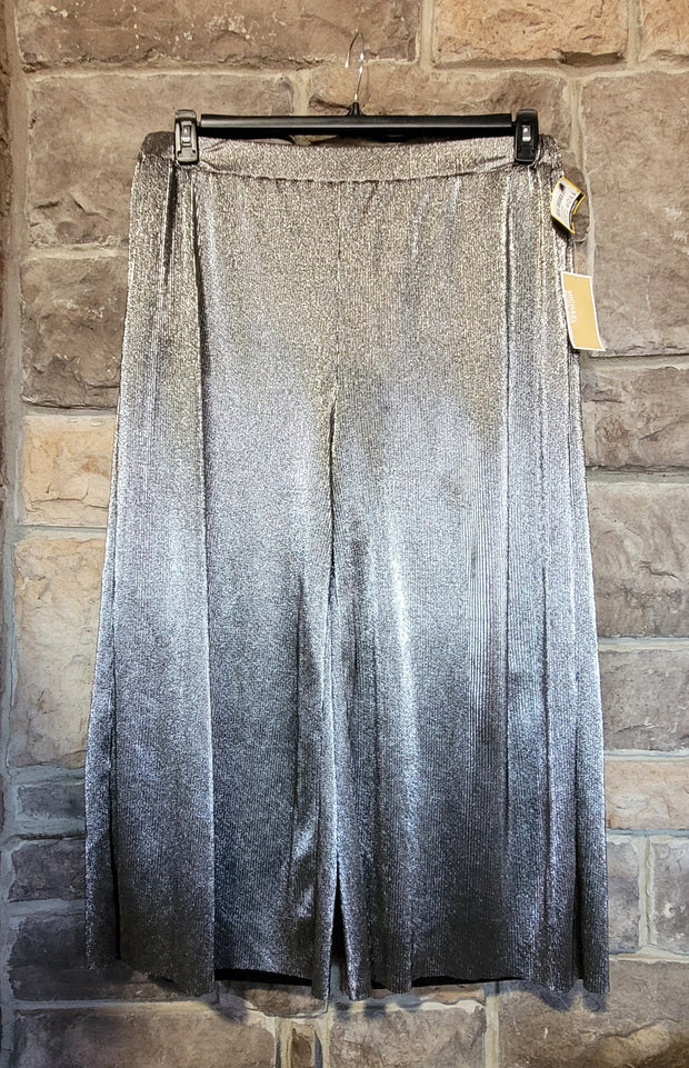 BT-M M-109   {Michael Kors} Silver Metallic Pants Retail $110.00