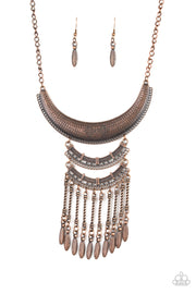 PAPARAZZI (172) {Eastern Express} Necklace & Earrings