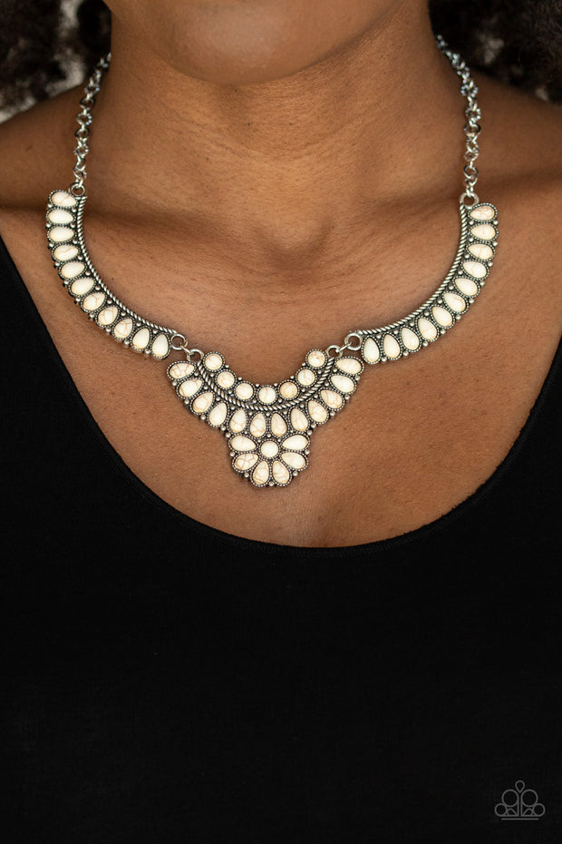 PAPARAZZI (240) {Omega Oasis}  Necklace & Earrings