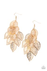 PAPARAZZI (440) {Limitlessly Leafy} Earring
