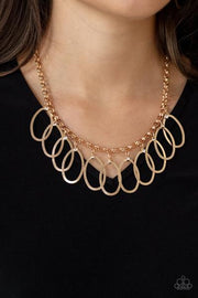PAPARAZZI (574) {Double Oval-time} Necklace