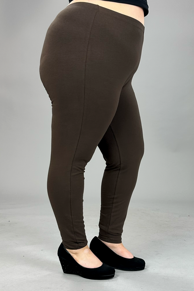 LEG-C {Embrace Change} Americano Cotton Full Length Leggings PLUS SIZE –  Curvy Boutique Plus Size Clothing