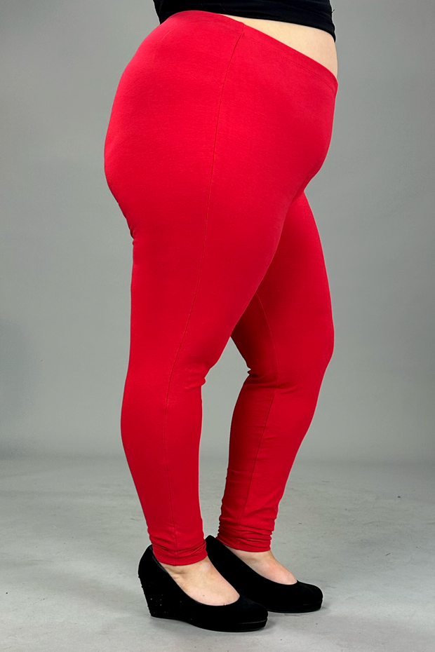 LEG-U {Embrace Change} Ruby Cotton Full Length Leggings PLUS SIZE 1X 2 –  Curvy Boutique Plus Size Clothing