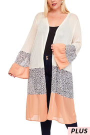 OT-K {Something In The Way You Move} Contrast Cardigan