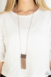 PAPARAZZI (326) {Totally Tassel} Necklace & Earrings