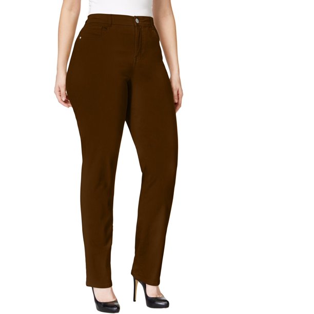 BT-G {Style & Co} Dark Brown Slim Leg Jeans Retail $59.00