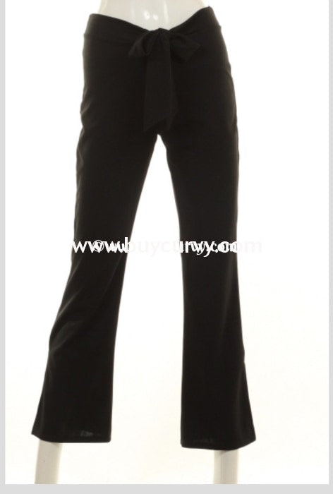 Bt-N Stay True Black Pants With Bow Front Detail Sale! Bottoms