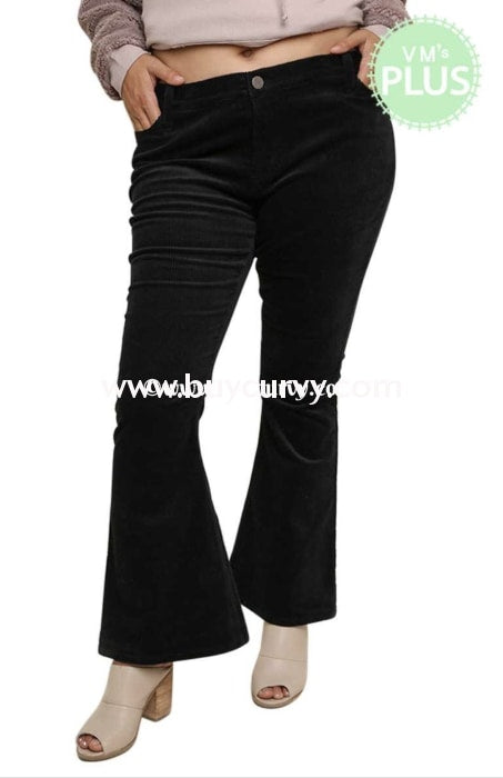 Bt-Y {The Choice Is Yours} Black Corduroy Bell-Bottom Sale! Bottoms