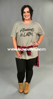 Gt-K Girlie Girl Mocha Flannels And Lattes T-Shirt Graphic