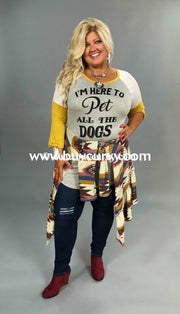 Gt-P Im Here To Pet All The Dogs Gold Sleeved Sale!! Graphic