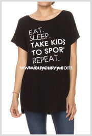 Gt-R {Eat. Sleep. Take Kids To Sports. Repeat.} Black Sale!! Graphic