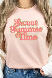 97 GT {Sweet Summer Time} Heather Peach Graphic Tee PLUS SIZE 3X