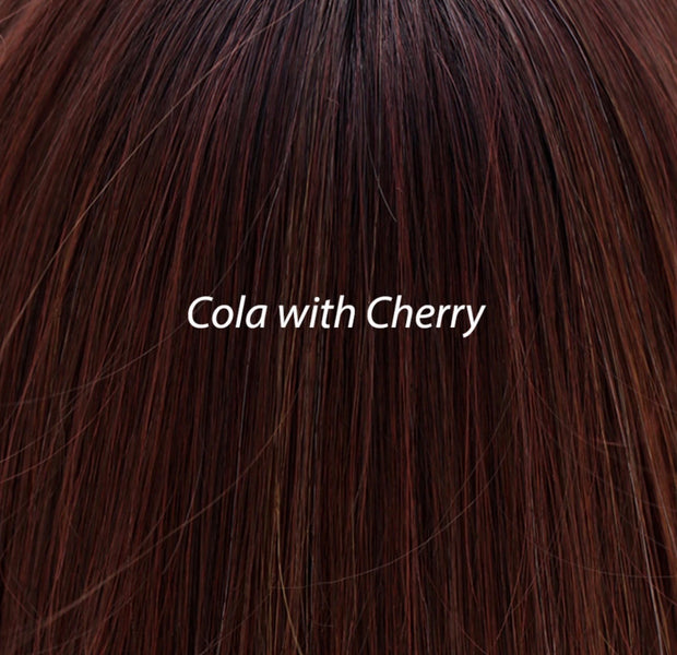 "Olympia" (Cola with Cherry) Luxury Wig