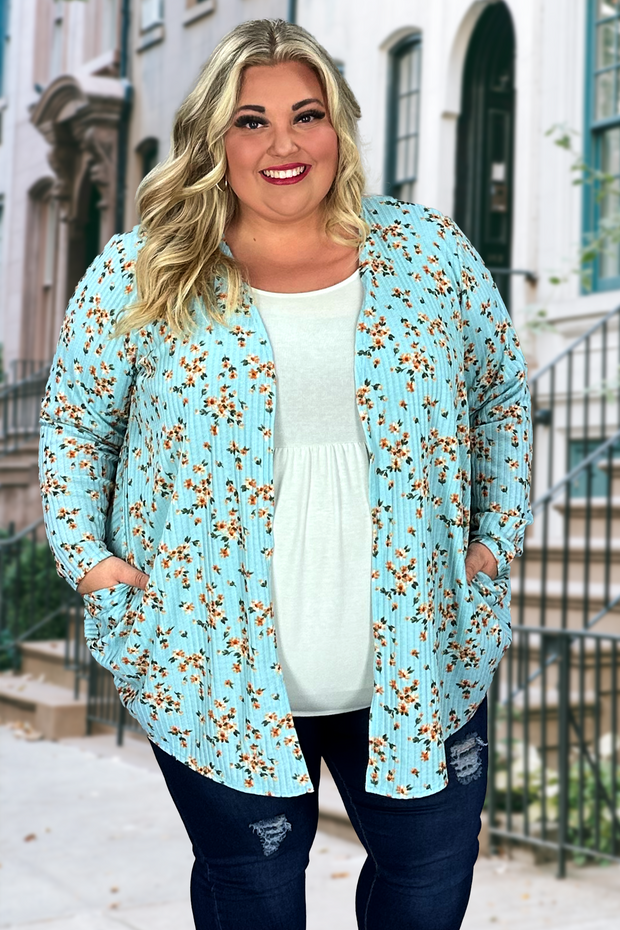 Floral cardigan plus size clearance