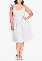 SV-A/M-109 "City Chic" Cotton Lace Dress Retail $99.00!!  PLUS SIZE 14W  16W 18W  20W  22W  24W