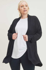 22 OT-A {Planned For This}  Black Cardigan PLUS SIZE XL 2X 3X