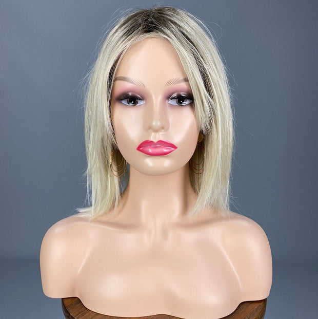 "Cold Brew Chic" (Bombshell Blonde) HAND-TIED BELLE TRESS Luxury Wig