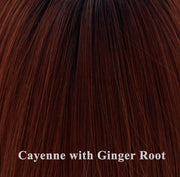 "Biscotti Babe" (Cayenne with Ginger Root) BELLE TRESS Luxury Wig