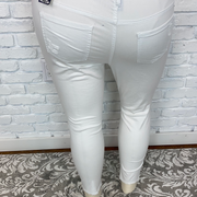 BT-M {Indigo Fusion} White Distressed Denim Stretchy Jeans