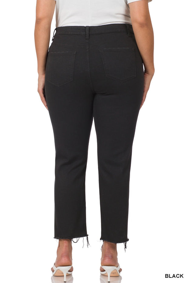 BT-R {No Inhibitions} Black Distressed Jeans PLUS SIZE 34 36 38