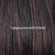 "Caliente" (Cappuccino with Cherry) BELLE TRESS  Luxury Wig