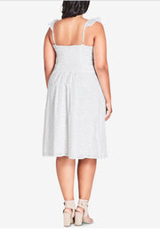 SV-A/M-109 "City Chic" Cotton Lace Dress Retail $99.00!! EXTENDED PLUS SIZE 14W  16W 18W  20W  22W  24W