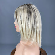 "Cold Brew Chic" (Bombshell Blonde) HAND-TIED Luxury Wig