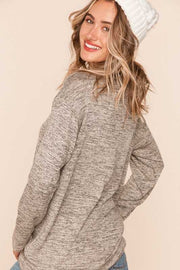 SALE!!  36 GT-P {Deer Head} Heather Grey Reindeer Top SALE!!  PLUS SIZE XL 2X 3X