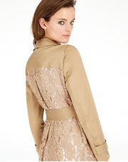 OT-A  M-109 {INC} Lace Back Trench  Coat Retail $159.50!