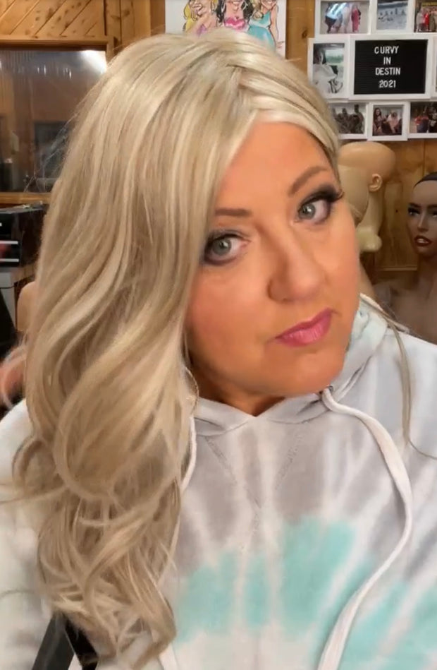 "Spyhouse" (Cream Soda Blonde) Luxury Wig