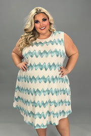 32 SV-A {Endless Ideas} Ivory Printed Sleeveless Dress SALE!!!! EXTENDED PLUS SIZE 3X 4X 5X