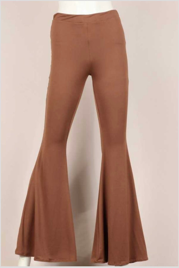BT-D {Little Bit Hippy} BROWN Bell-Bottom Pants PLUS SIZE 1X 2X 3X