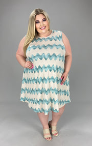 32 SV-A {Endless Ideas} Ivory Printed Sleeveless Dress SALE!!!! EXTENDED PLUS SIZE 3X 4X 5X