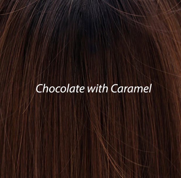 "Caliente" (Chocolate with Caramel) BELLE TRESS Luxury Wig