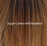 "Cold Brew Chic" (Sugar Cookie with Hazelnut) Hand-Tied BELLE TRESSLuxury Wig
