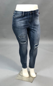 BT-A {Trouble} YMI Light Destressed Denim Jeans PLUS SIZE 18