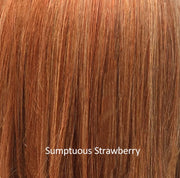 "Peppermint" (Sumptuous Strawberry) Hand-Tied BELLE TRESS Luxury Wig