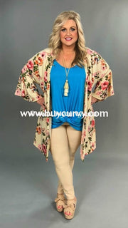 Ot-C On The Road Again Floral Cardigan With Bell Sleeves Outerwear