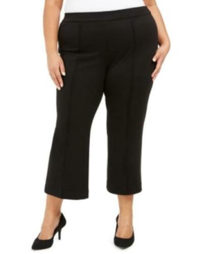 BT-C  M-109   {Alfani} Black Cropped Pants Retail $69.50 PLUS SIZE 18W